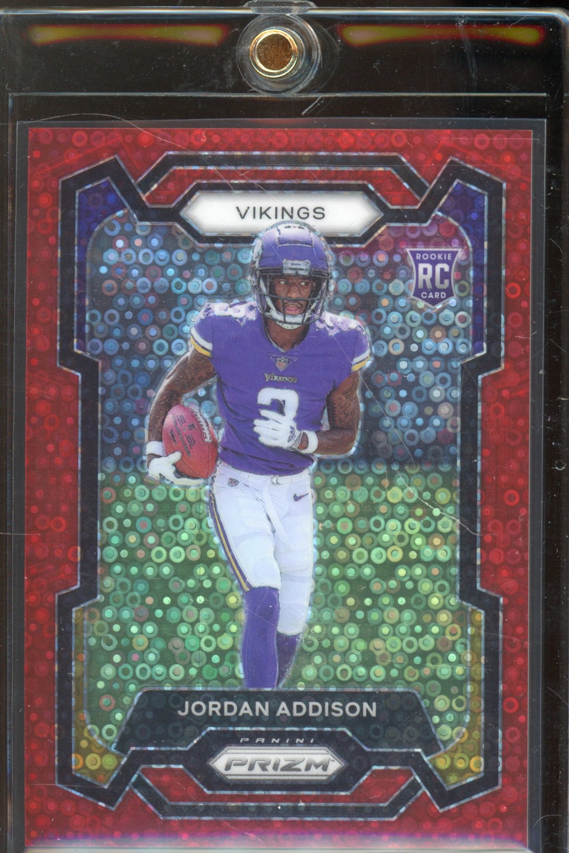 2023 Prizm Jordan Addison Red Disco 38/70 RC