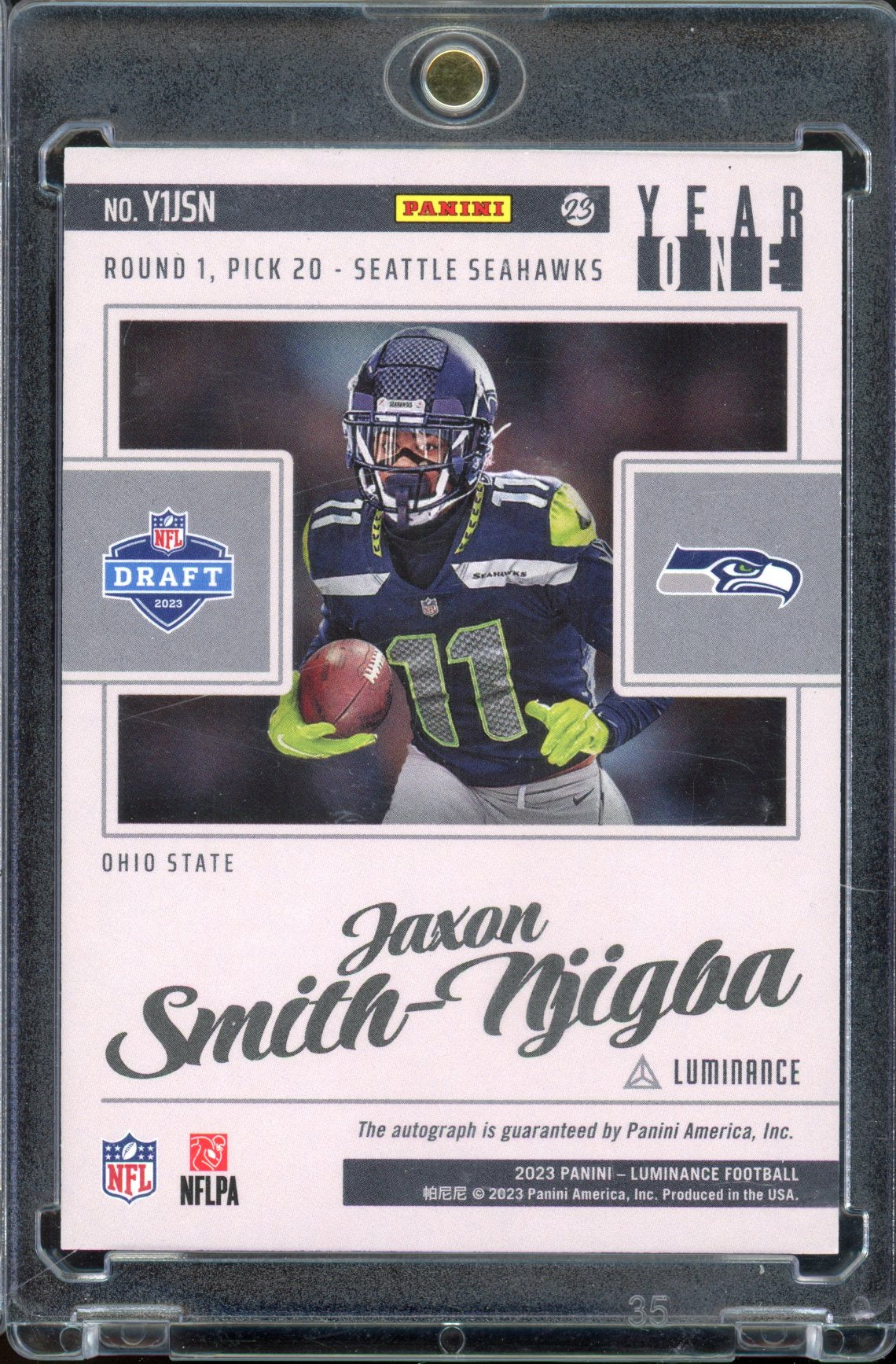 2023 Luminance Jaxon Smith-Njigba Year One Auto RC