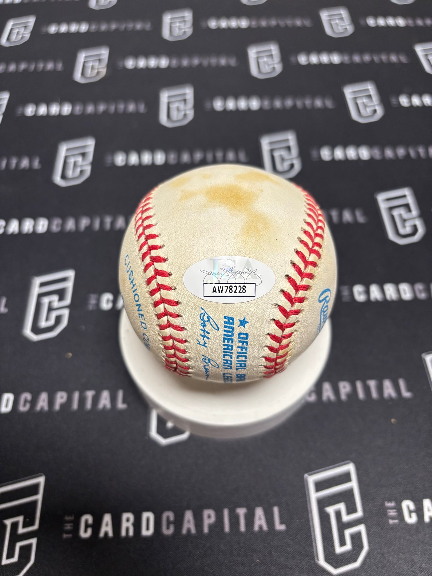 Bob Lemon Signed Official Major League Baseball JSA "HOF 76"