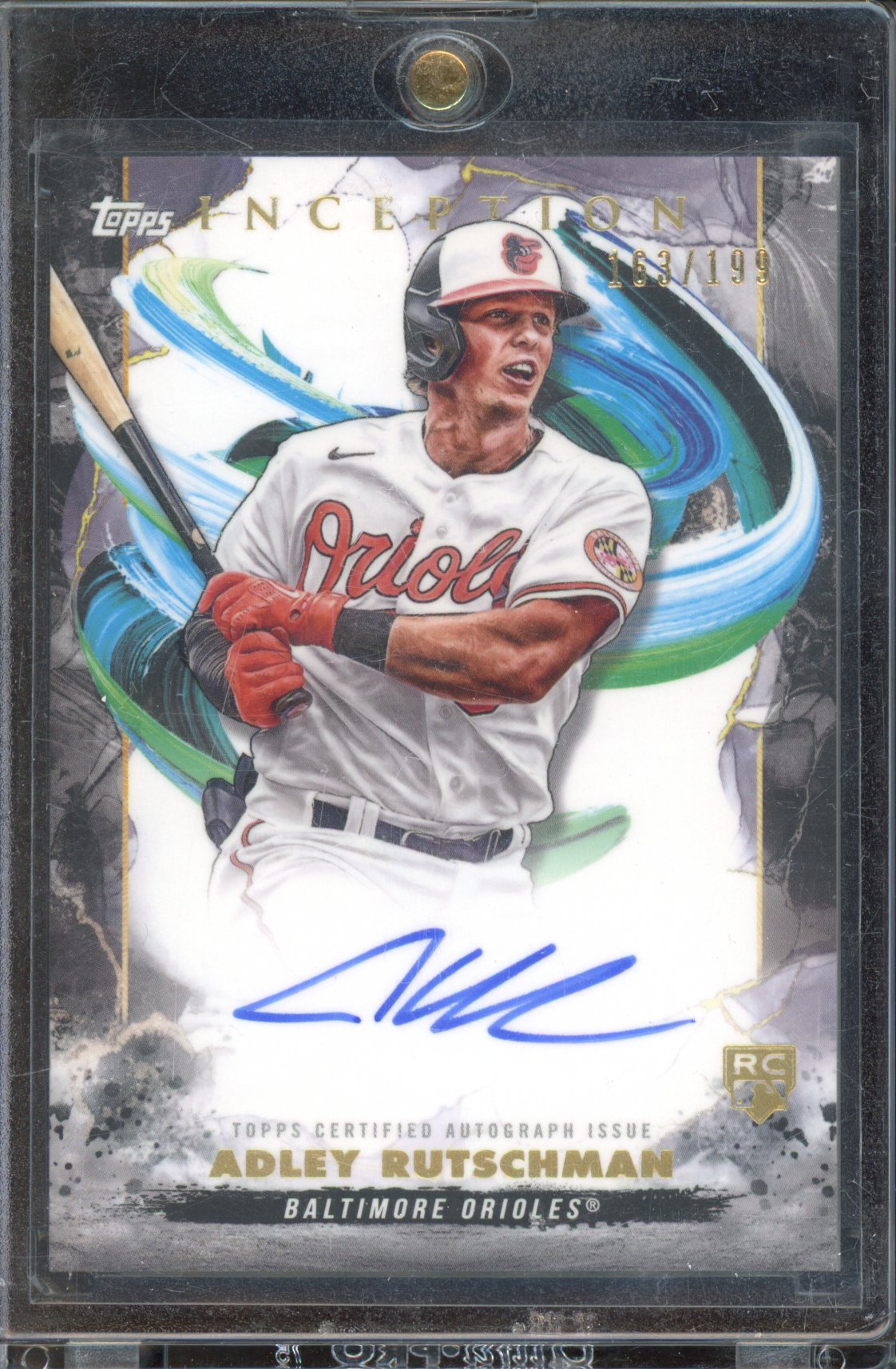 2023 Topps Inception Adley Rutschman Auto 163/199 RC