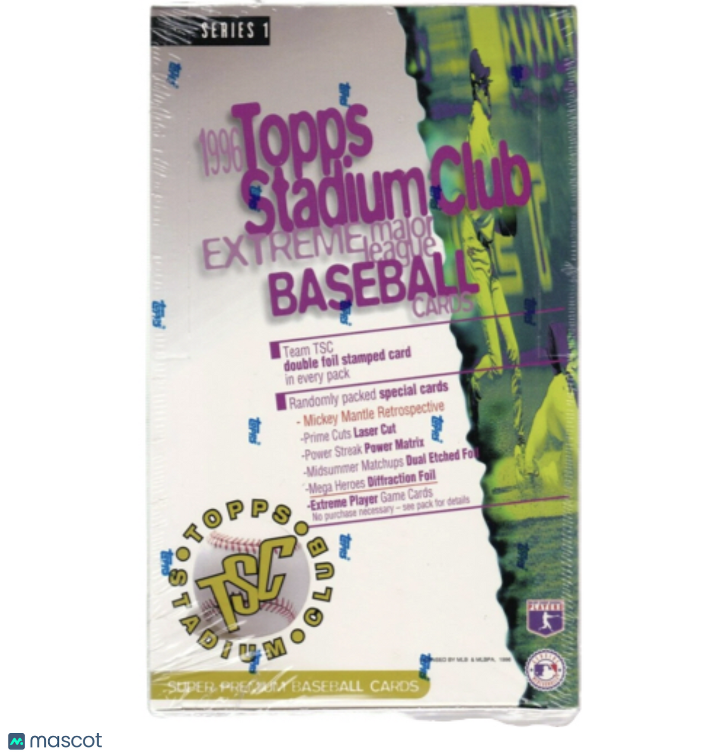1996 Topps Stadium Club Baseball Series 1 Retail Box