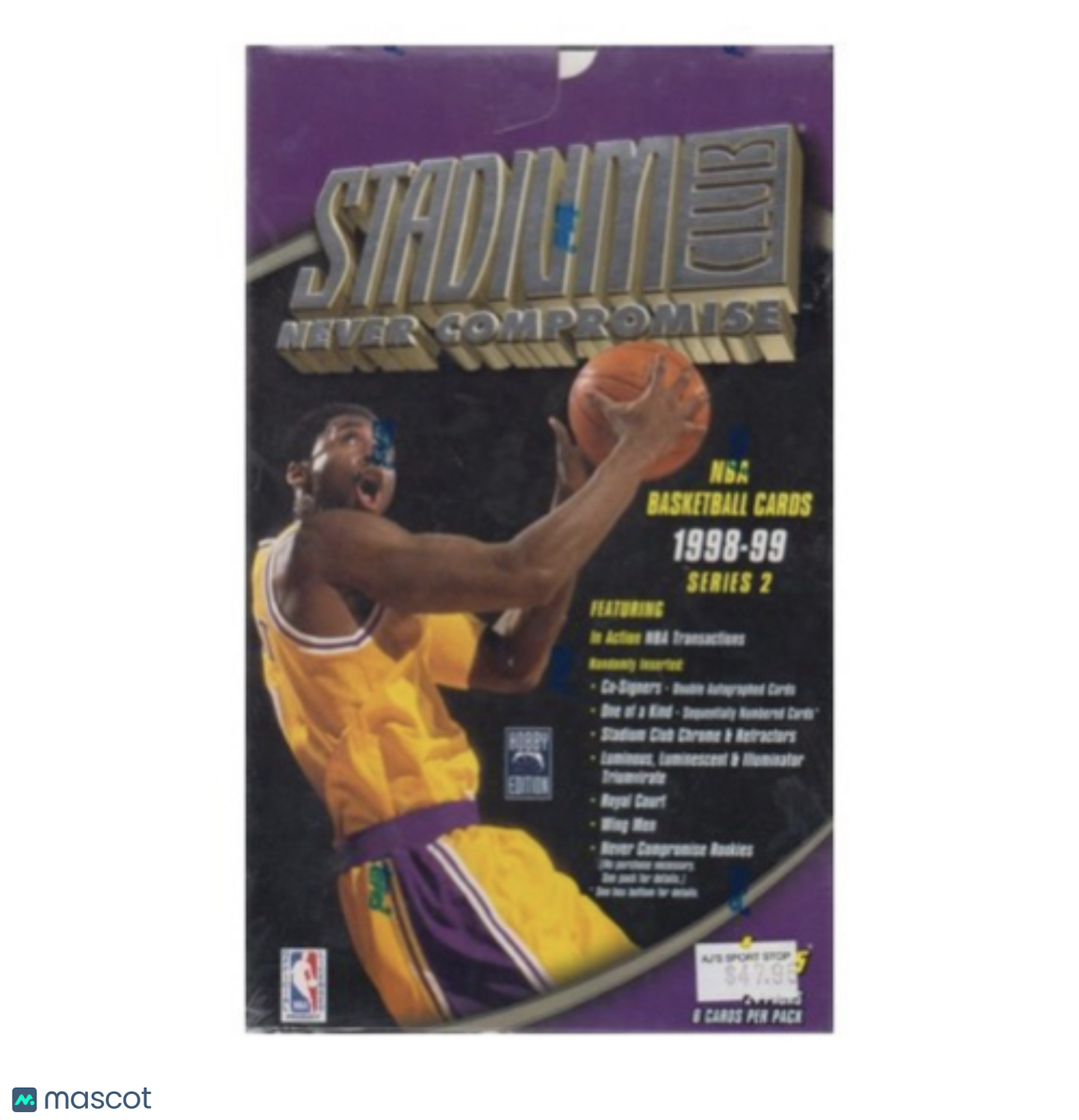 1998-99 Topps Stadium Club Series 2 Basketball Hobby Box