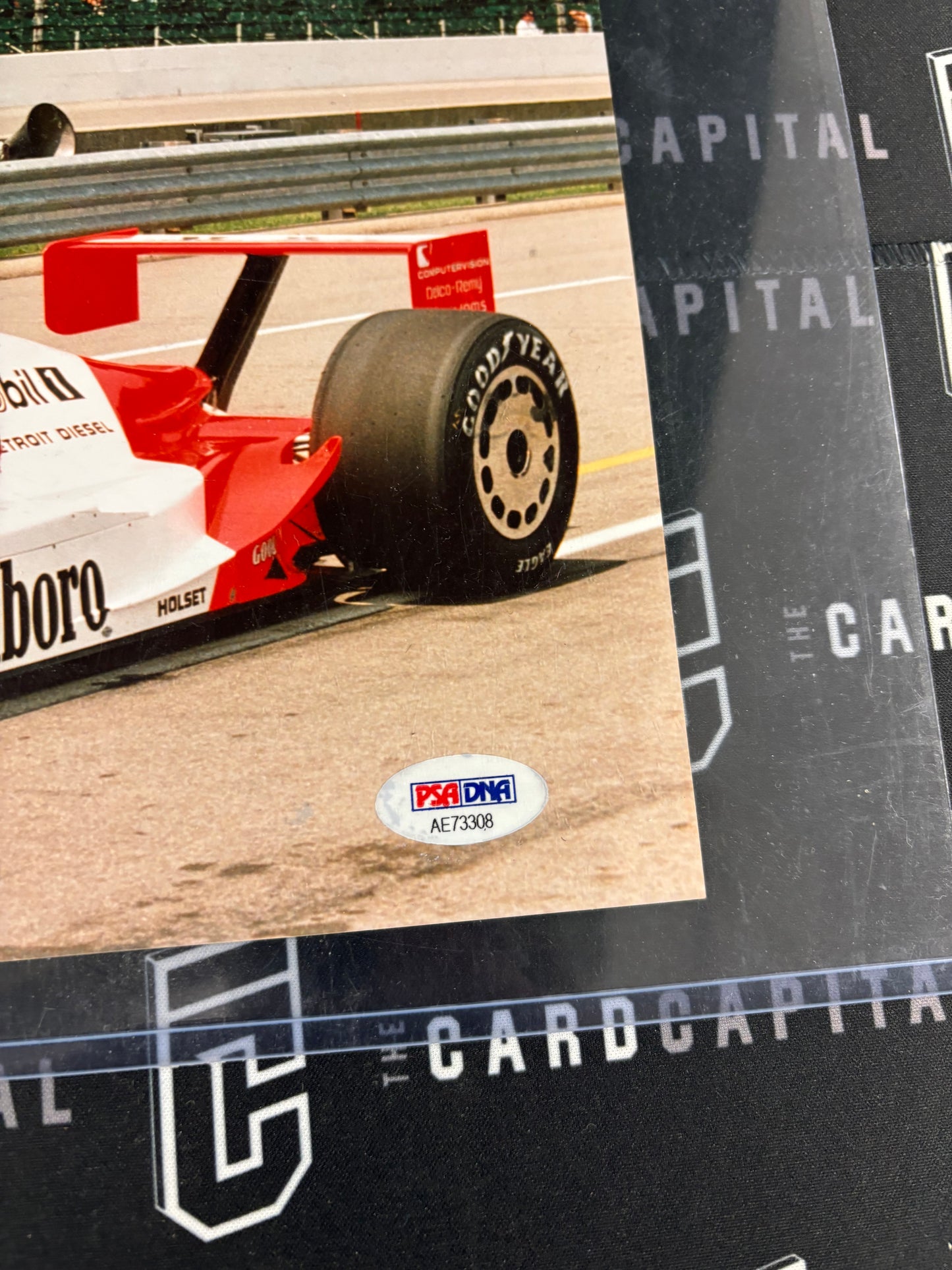 Emerson Fittipaldi SIgned 8x10 Photo PSA