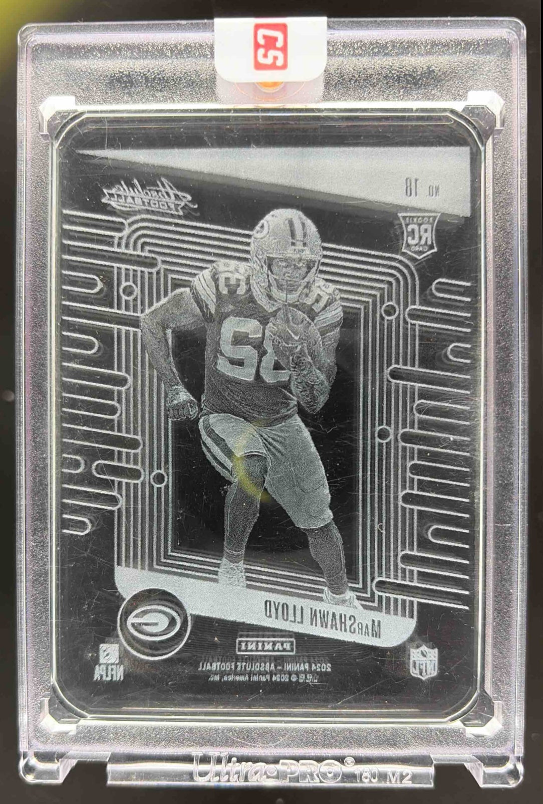 2024 Panini Absolute MarShawn Lloyd #18 Glass SP Packers