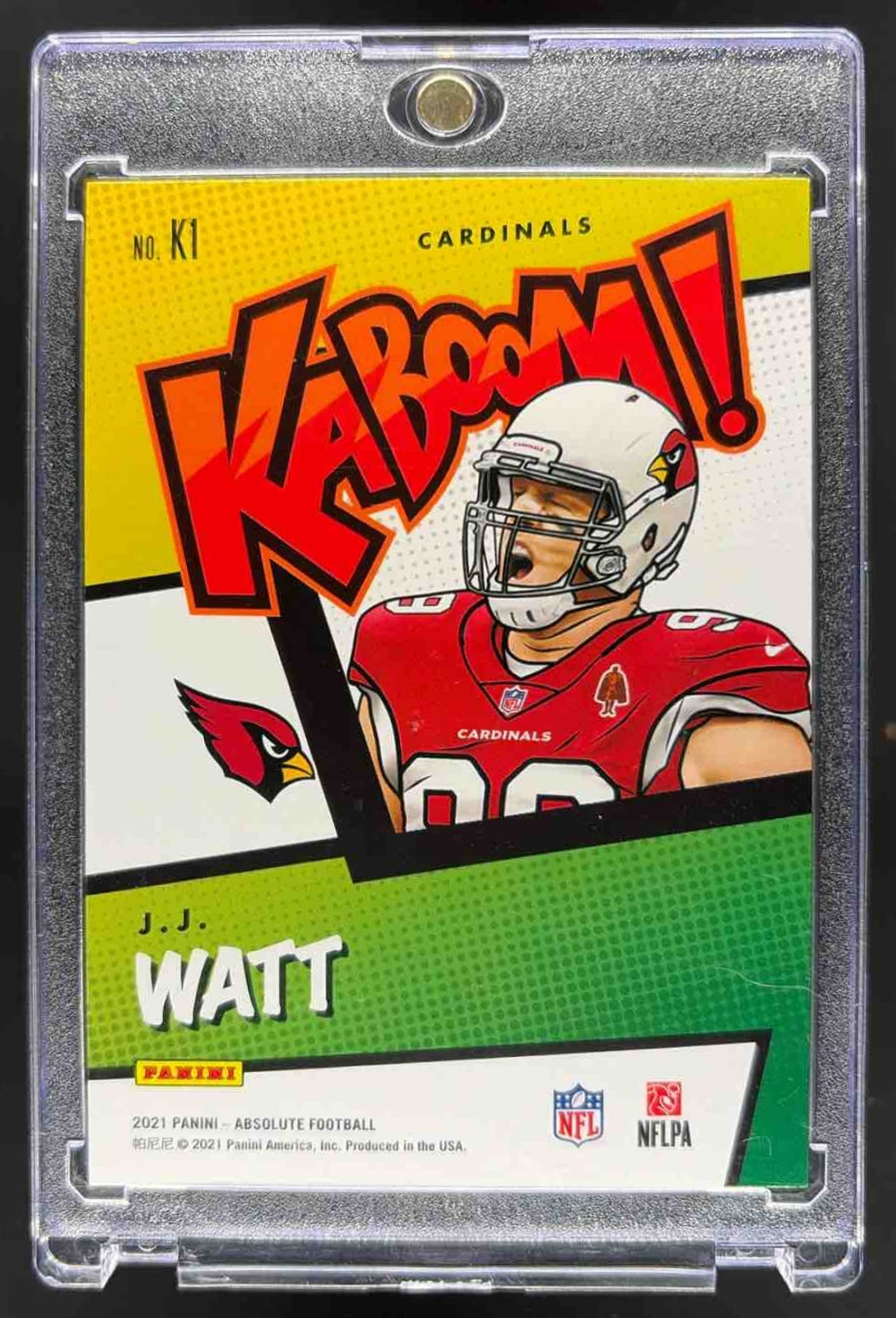 2021 Panini Absolute J.J. Watt #K1 KABOOM!