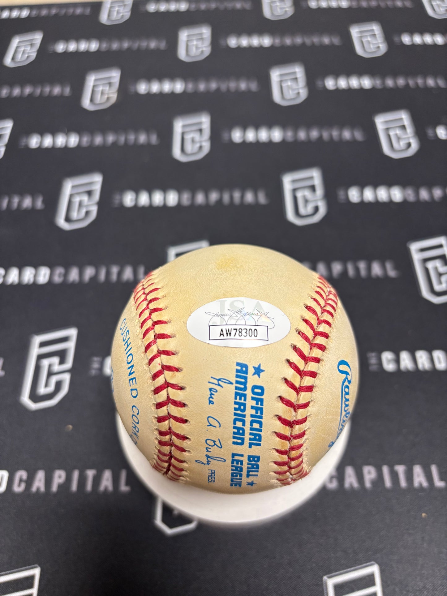 Bob Feller Signed Official Major League Baseball JSA "HOF 62"
