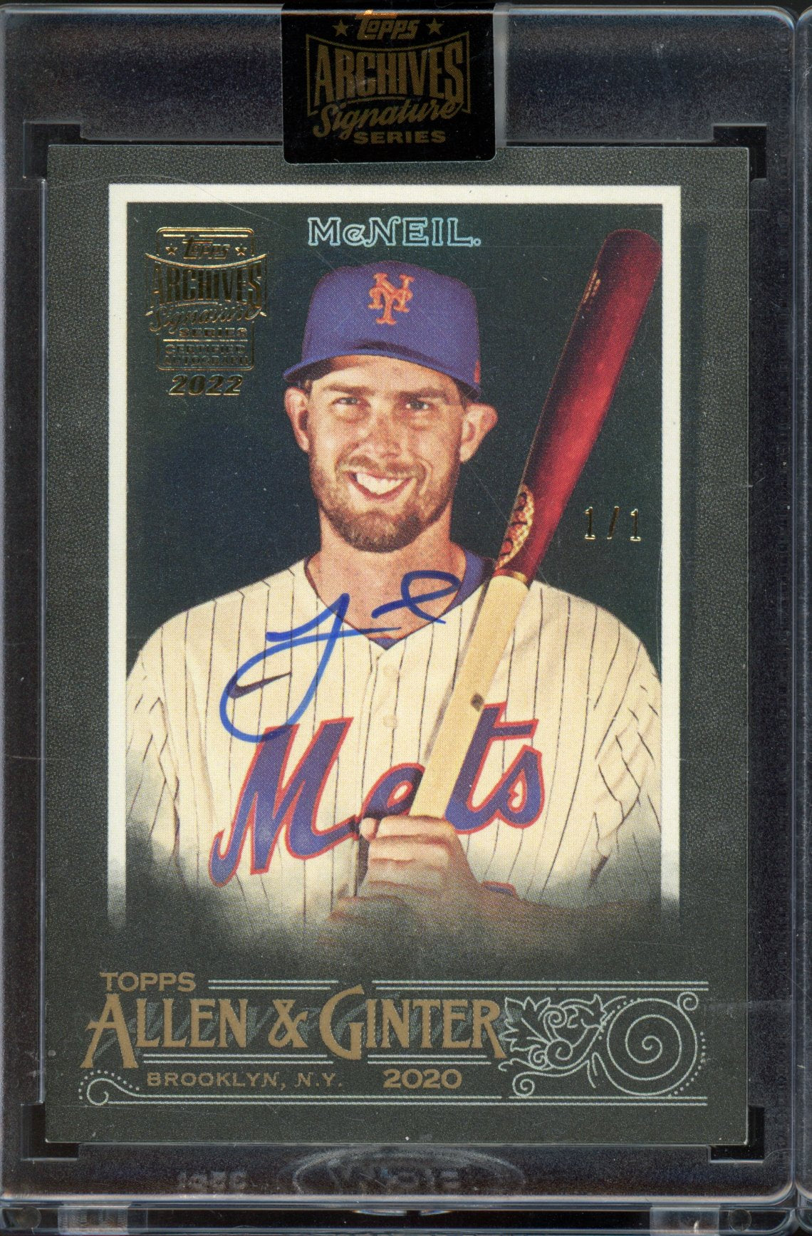 2022 Archives Signature Jeff McNeil Auto 1/1