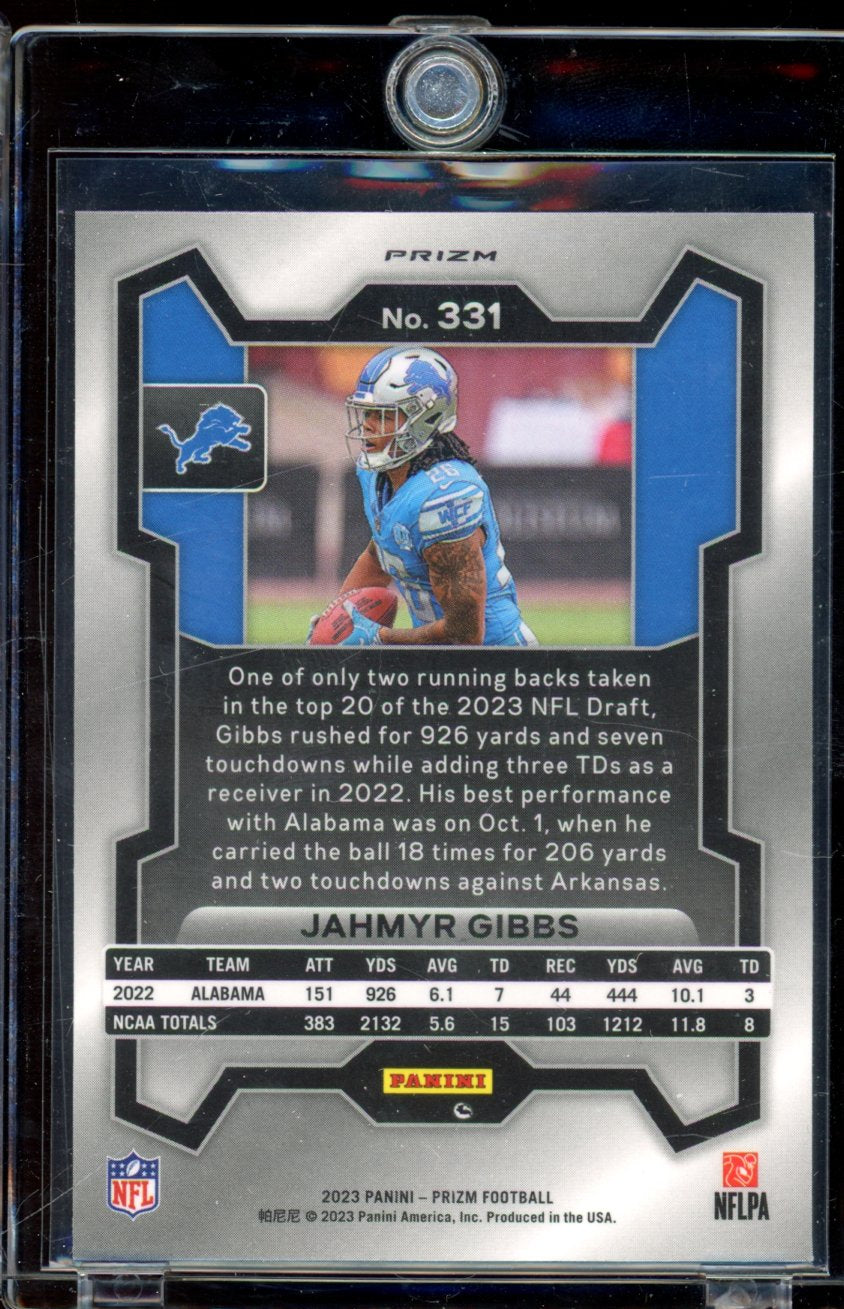 2023 Prizm Jahmyr Gibbs Rookie Checkerboard