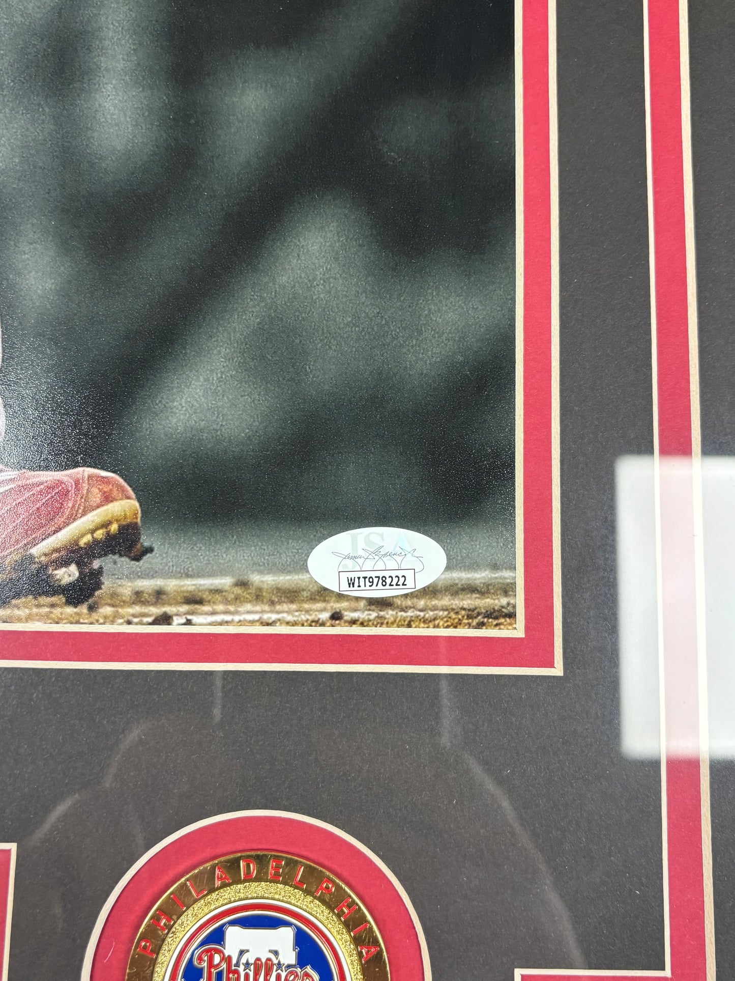 Ryan Howard Signed 16x20 Phillies Framed and Matted