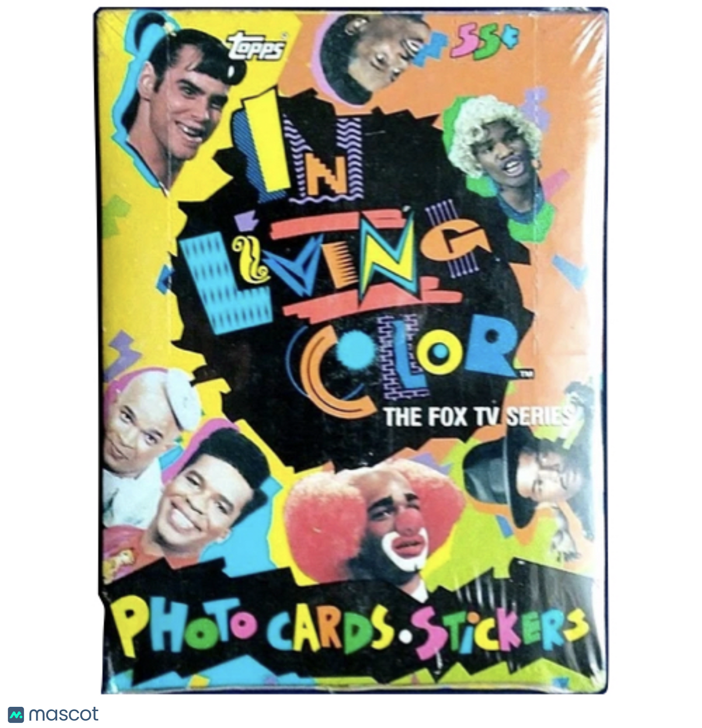 1992 Topps In Living Color Wax Box