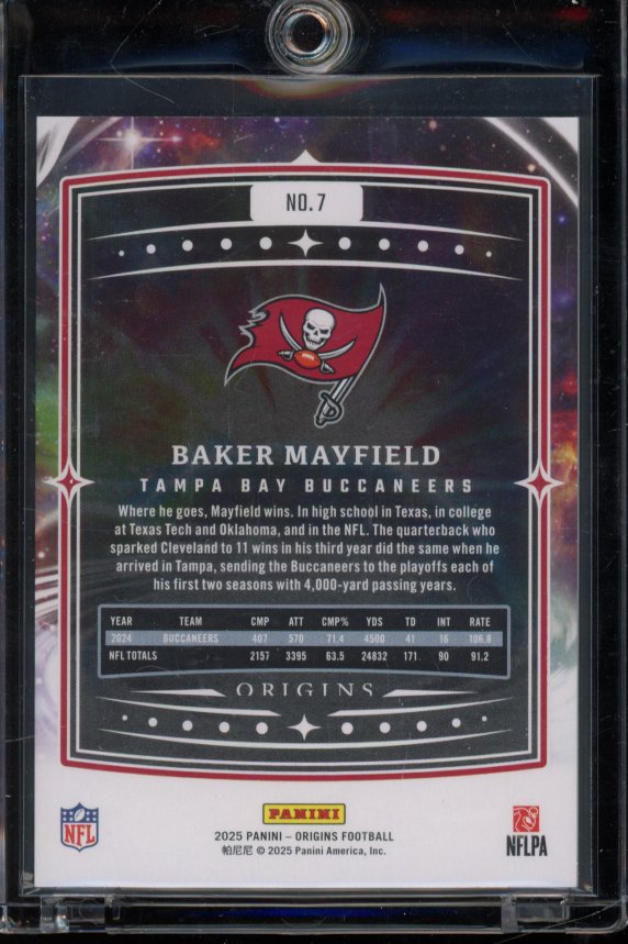 2025 Origins Baker Mayfield Green /5