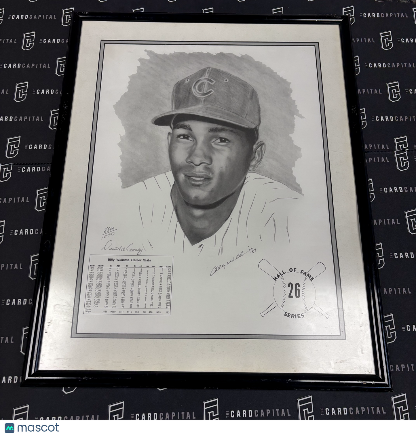 Billy Williams Signed Lithograph Artist Print /1000 BAS