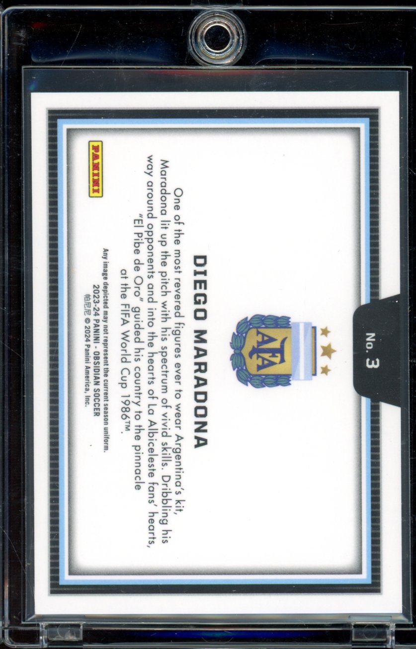 2023-24 Obsidian Diego Maradona Color Blast