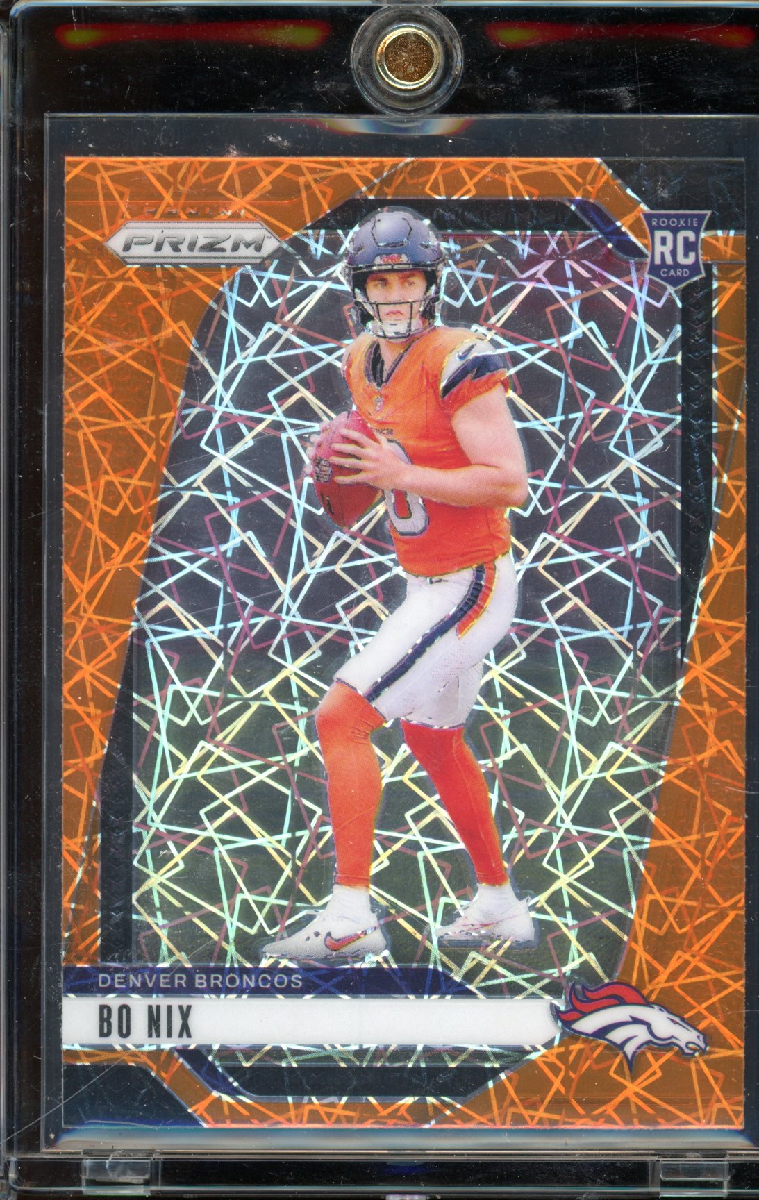 2024 Prizm Bo Nix Orange Lazer RC