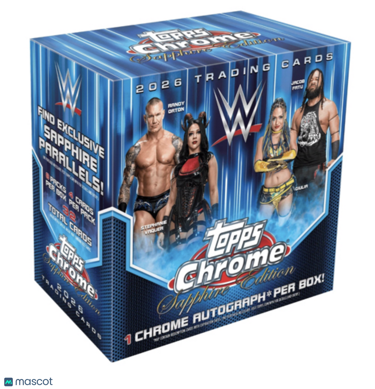 2026 Topps Chrome WWE Sapphire Hobby Box