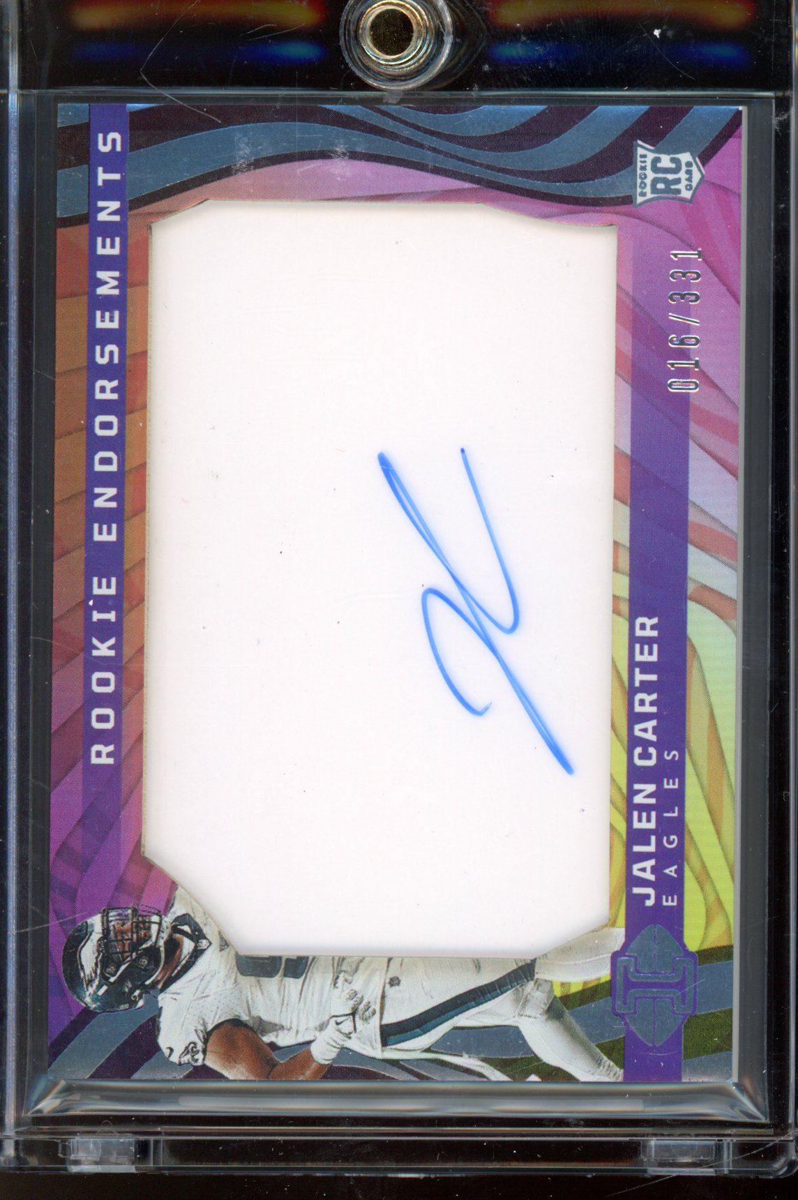 2023 Illusions Jalen Carter Rookie Endorsements Auto 016/331 RC