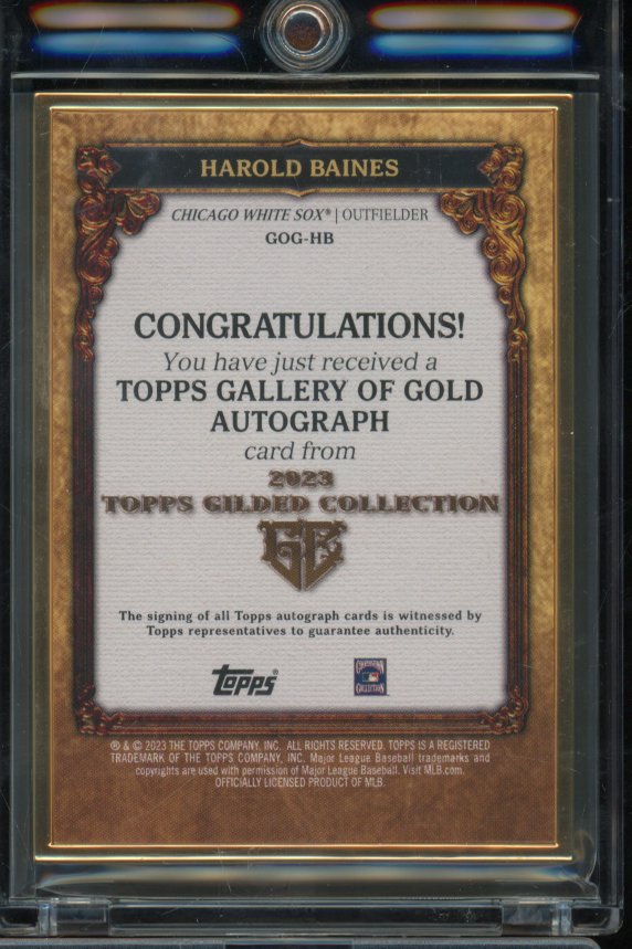 2023 Gilded Collection Harold Baines Auto /10