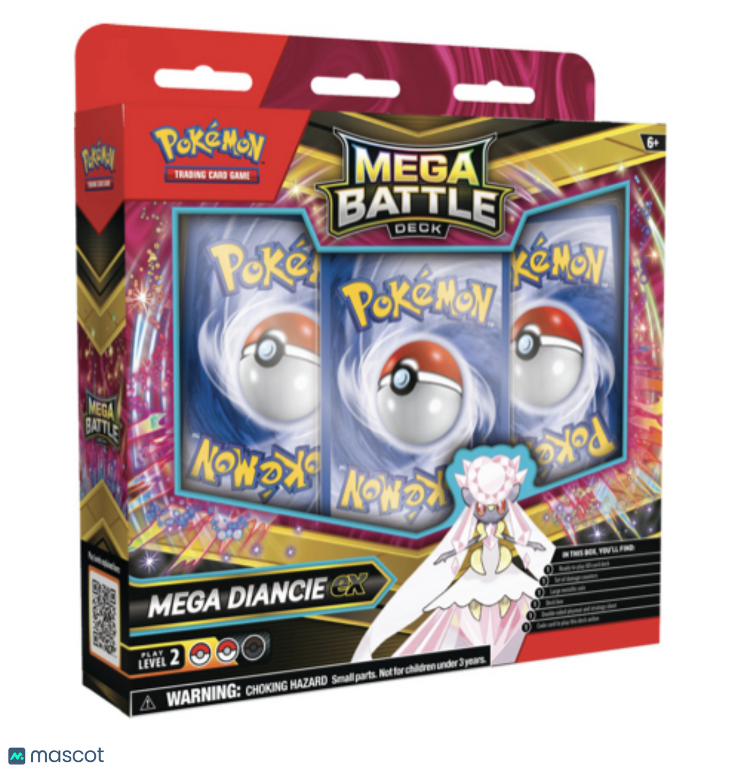 Pokemon Mega Battle Deck: Mega Gengar/Diancie EX Box
