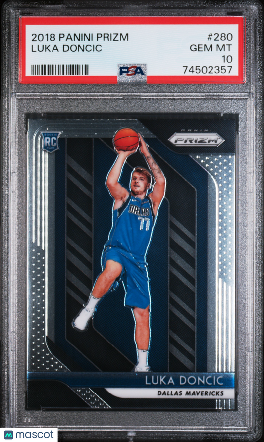2018-19 Prizm Luka Doncic Rookie PSA 10