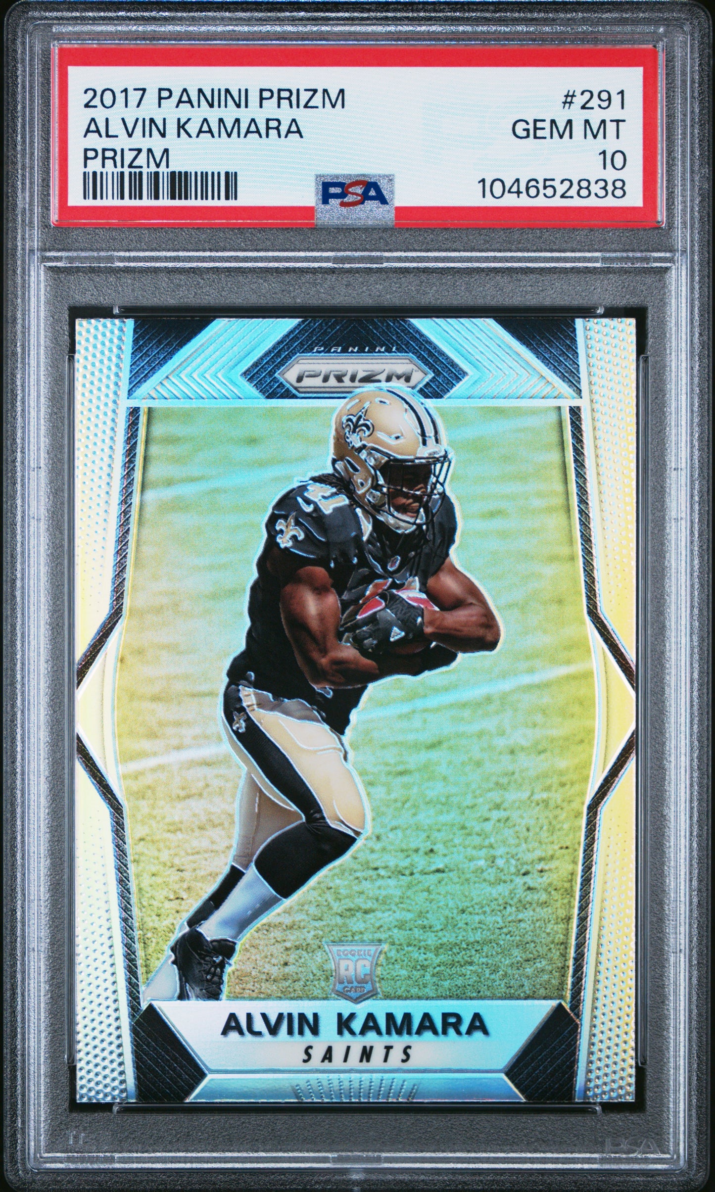 2017 Prizm Alvin Kamara Silver PSA 10 RC