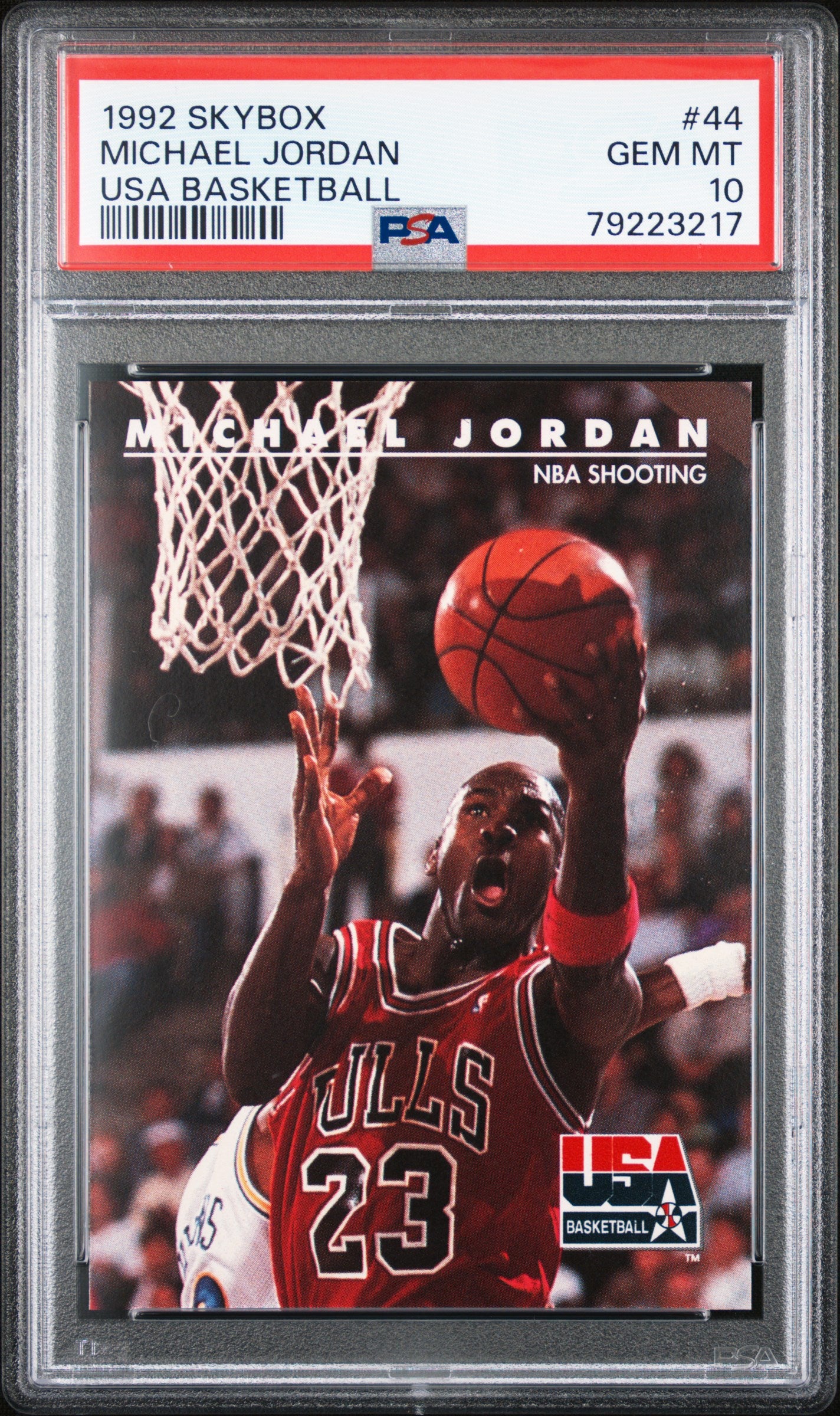1992 Skybox Michael Jordan USA Basketball PSA 10 #44