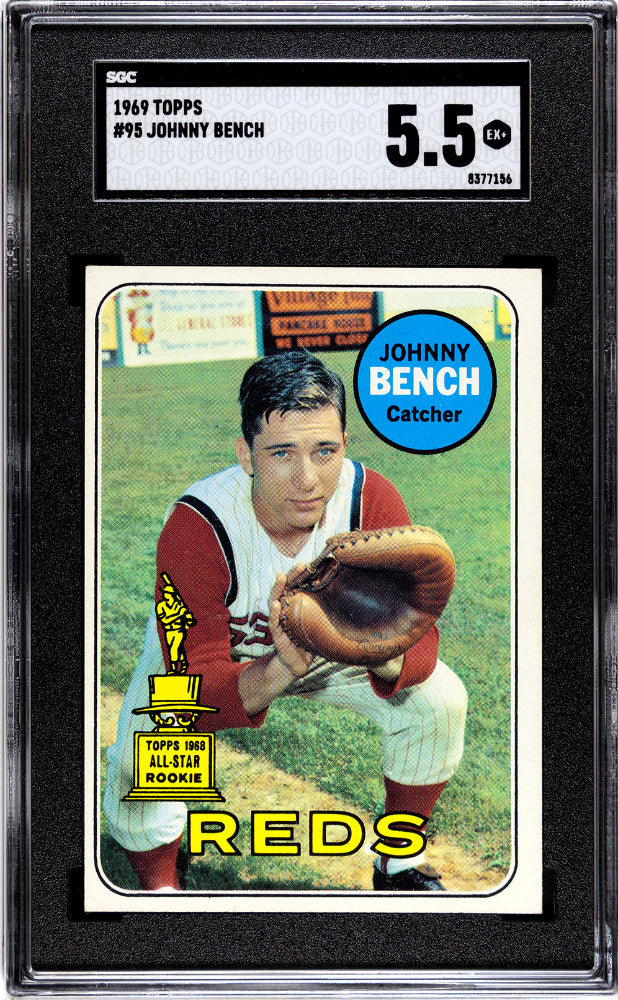1969 Topps Johnny Bench SGC 5.5