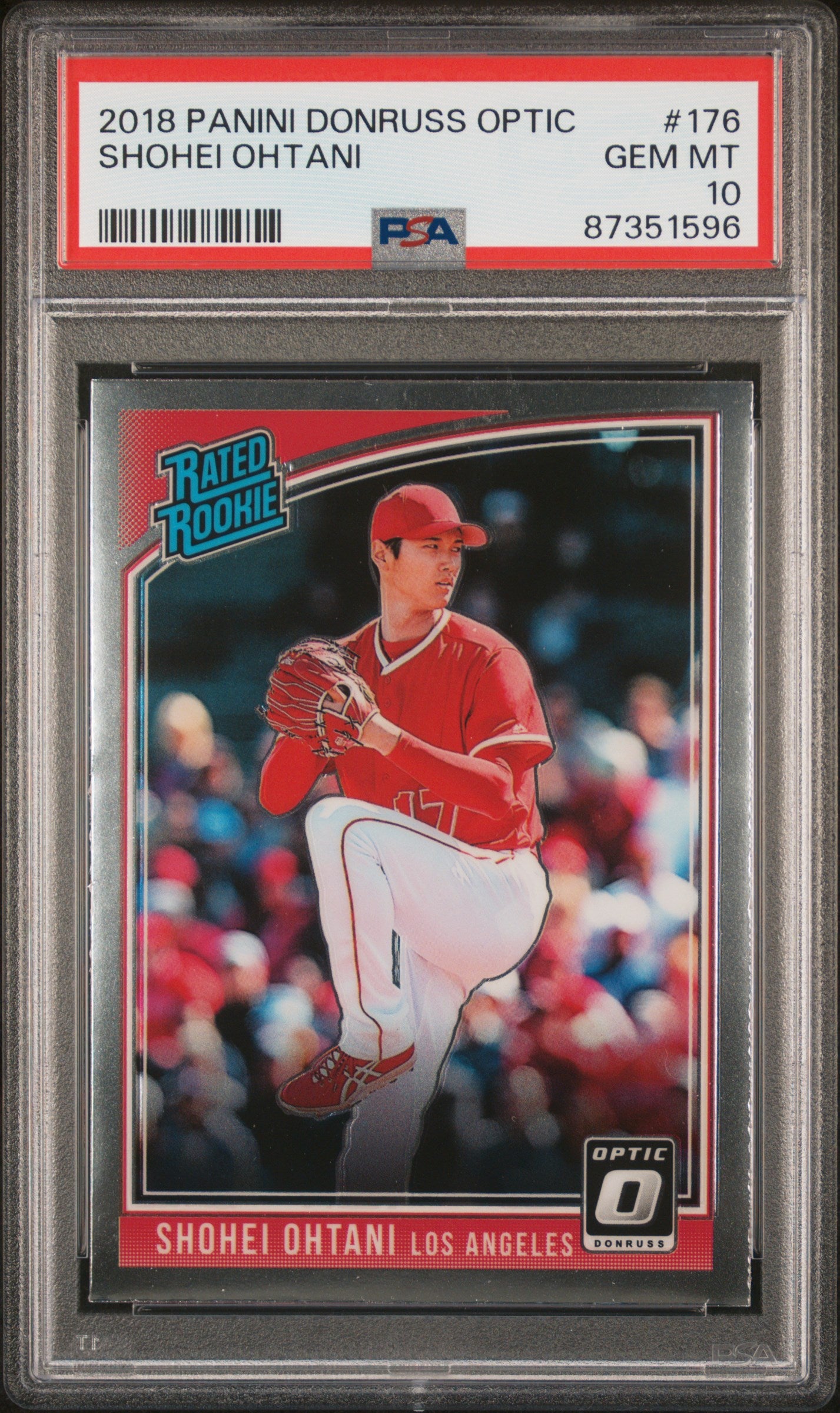 2018 Optic Shohei Ohtani PSA 10 RC