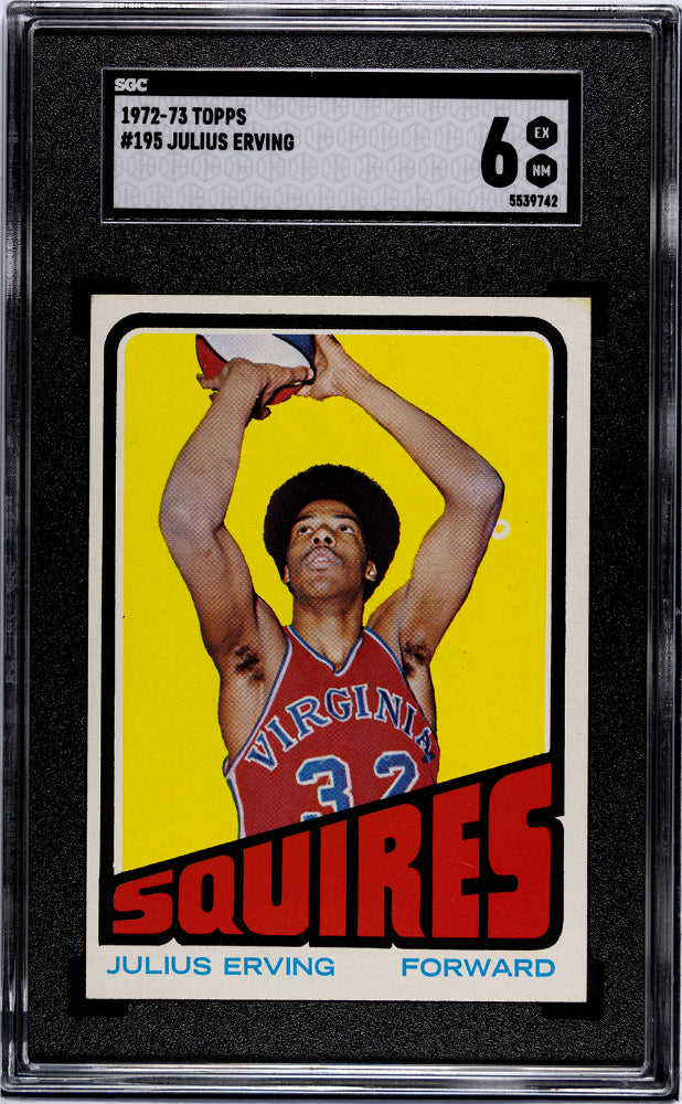 1972 Topps Julius Erving RC SGC 6 RC