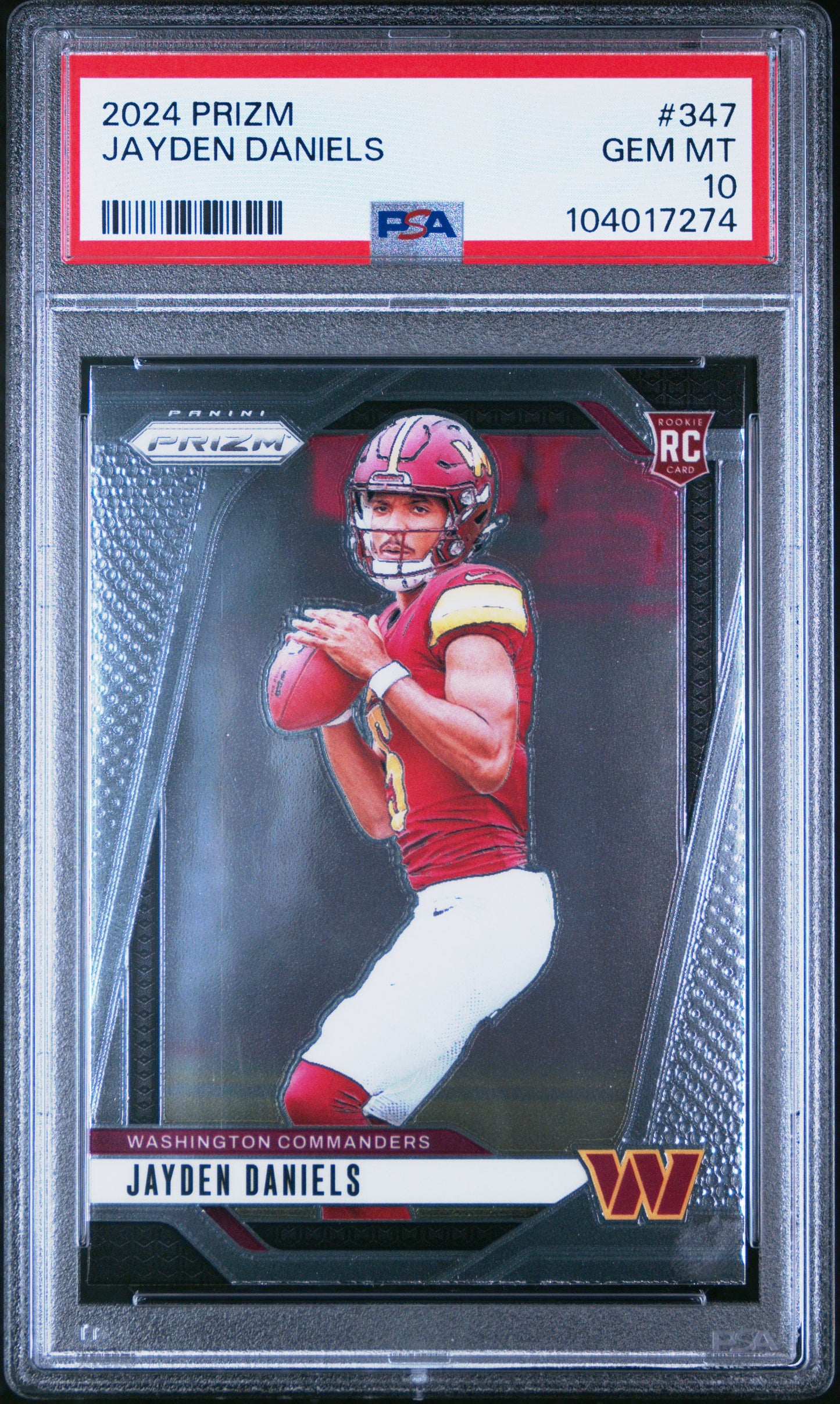 2024 Prizm Jayden Daniels PSA 10 RC
