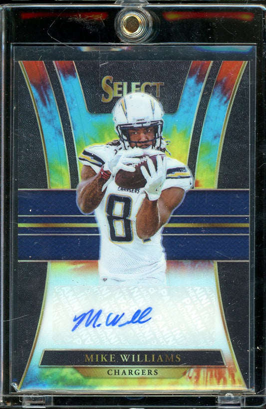 2017 Select Mike Williams Tie Dye Rookie Auto /10