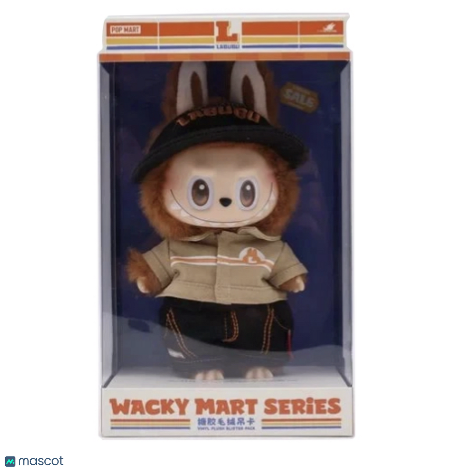 Pop MART Labubu Wacky Mart Series Clerk Vinyl Plush