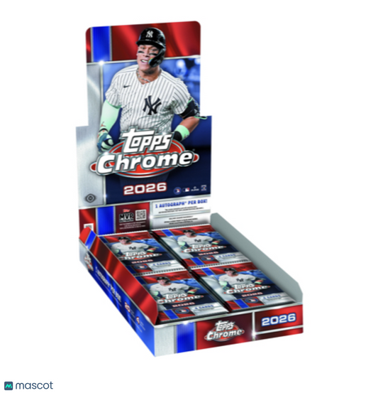 PRE ORDER 2026 Topps Chrome Baseball Hobby Box