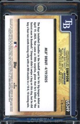 2025 Topps Chandler Simpson Rookie Golden Mirror