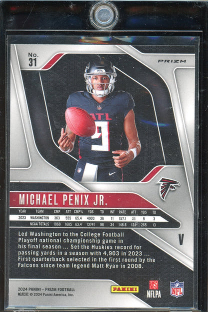 2024 Prizm Michael Penix Jr. Silver Variation RC