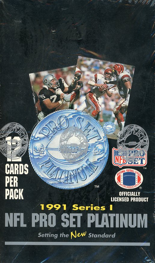 1991 Pro Set Platinum Football Series 1 Hobby Box