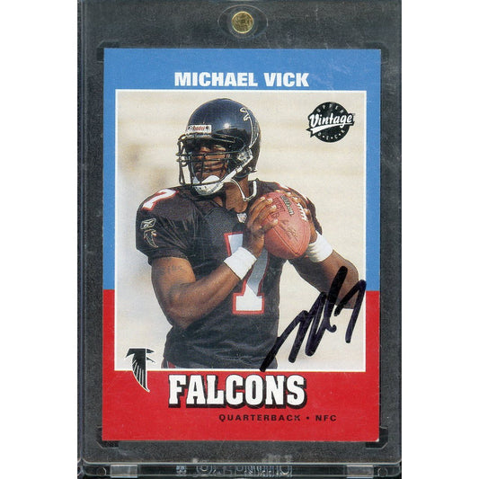 2001 Vintage Michael Vick #204 IP Auto RC