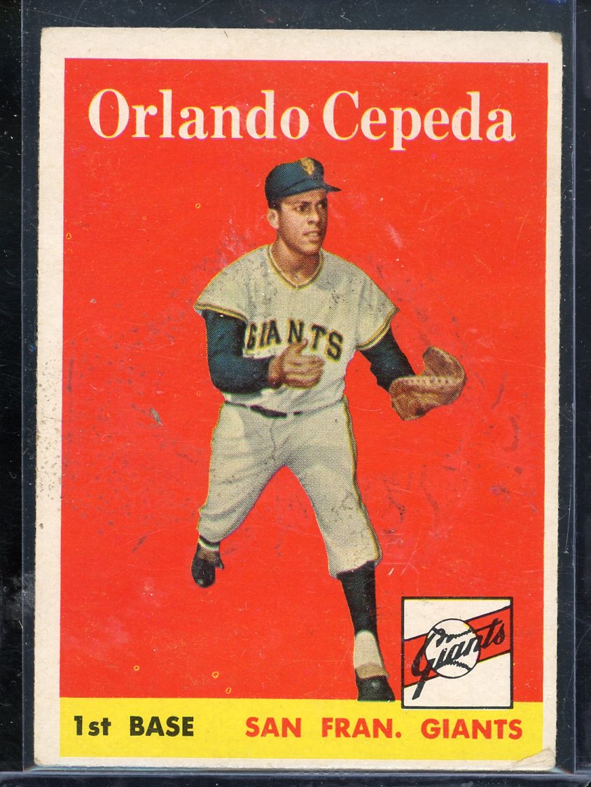 1958 Topps Orlando Cepeda #343 VG