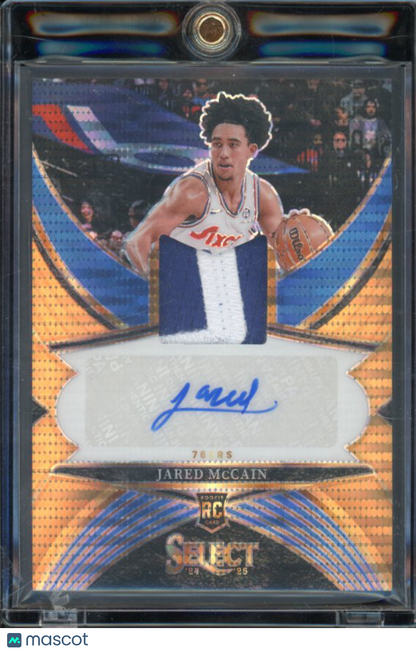 2024-25 Select Jared Mccain FOTL Rookie Patch Auto /30
