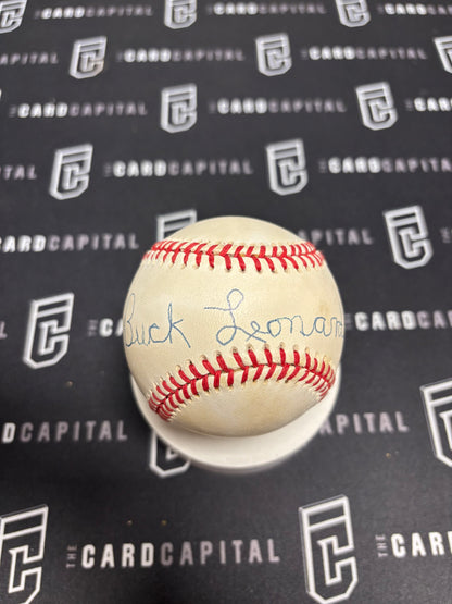 Buck Leonard SIgned Official Major League Baseball JSA