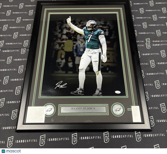 Hasson Reddick Signed 16x20 Eagles Framed and Matted