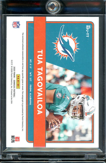 2020 Donruss Tua Tagovailoa Rokie Patch Auto /99