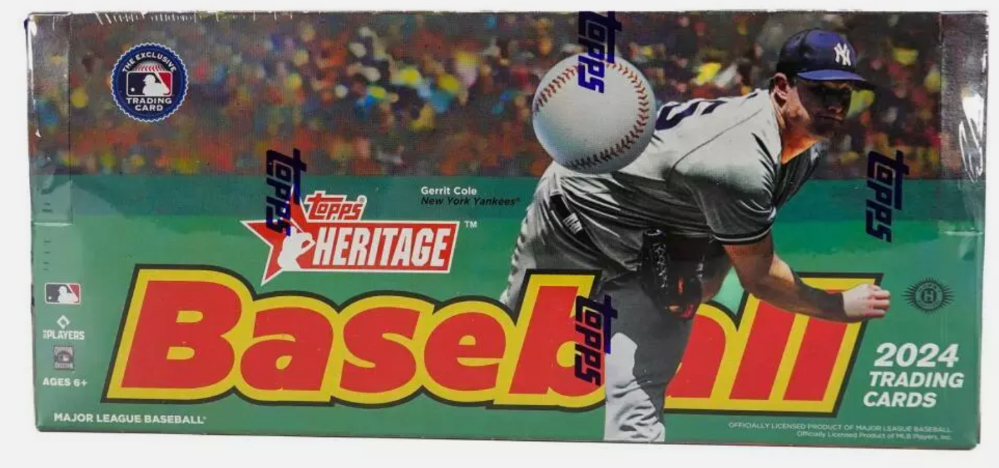 2024 Topps Heritgae Baseball Hobby Box (Open Box)