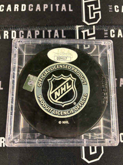 Chris Kreider Signed Hockey Puck JSA Rangers