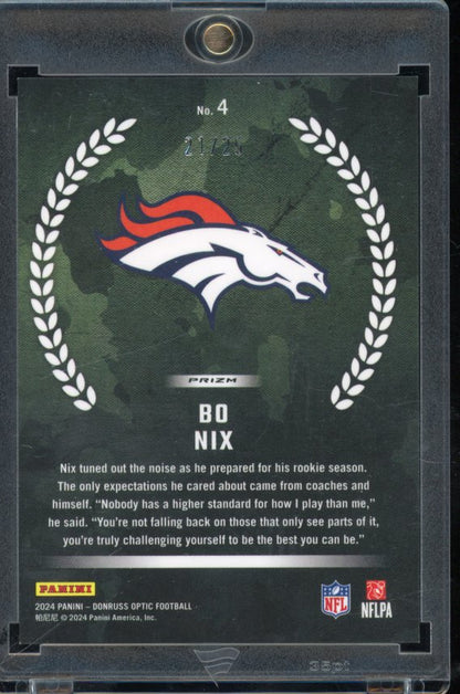 2024 Optic Box Nix Rookie Recruits Purple Stars /25