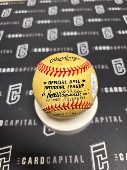 Richie Ashburn Signed Official Major League Baseball JSA