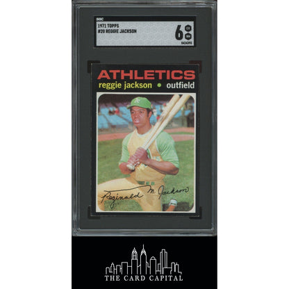 1971 Topps Reggie Jackson #20 SGC 6