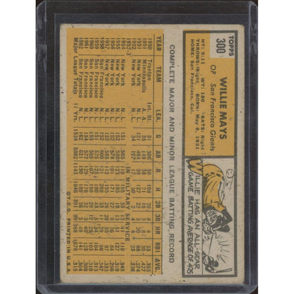 1963 Topps Willie Mays #300