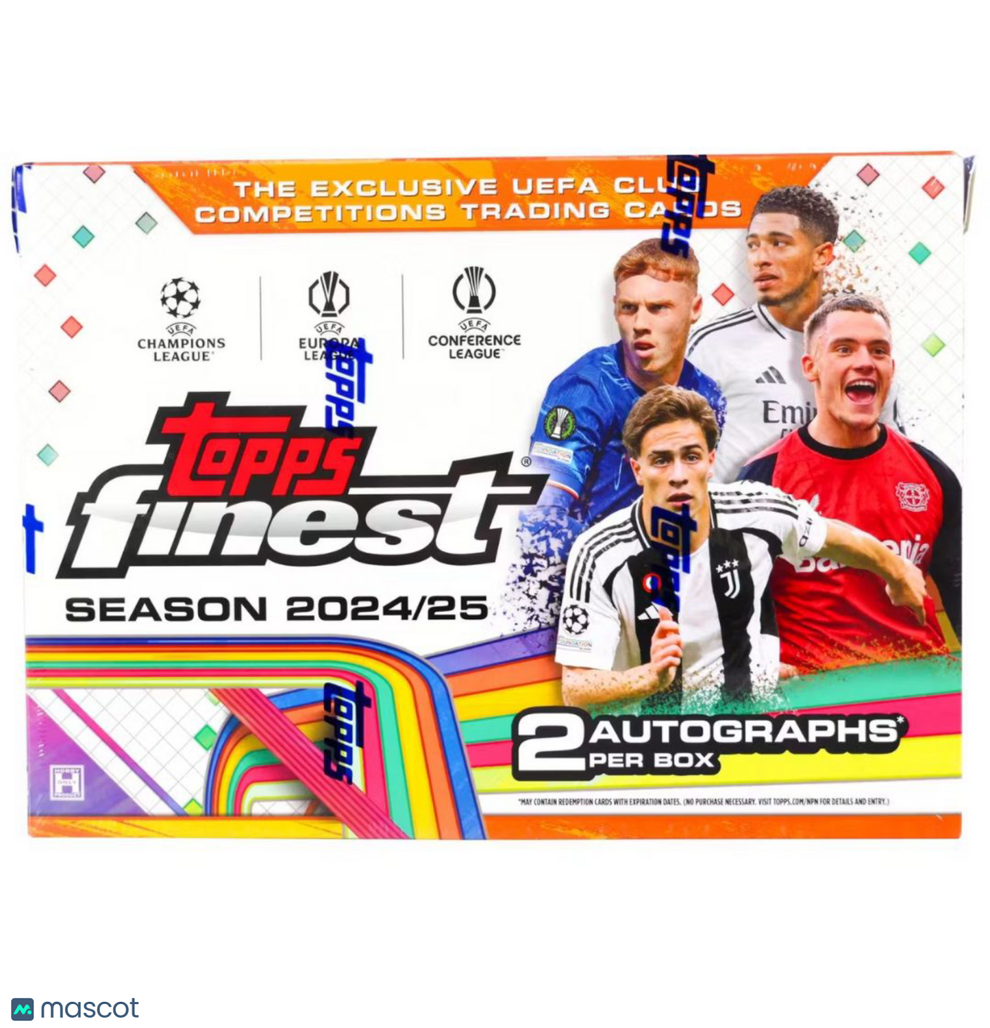 2024/25 Topps UEFA Club Competitions Finest Soccer Hobby Box