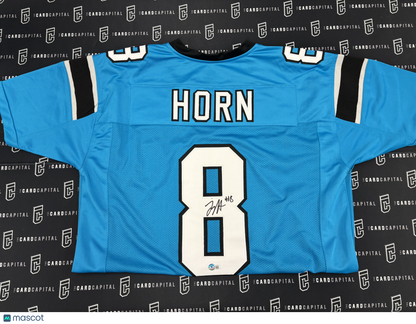 Jaycee Horn Signed Carolina Panthers Home Jersey Beckett