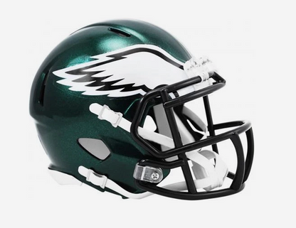 Philadelphia Eagles Riddell Super Bowl LIX Champions Speed Mini Helmet